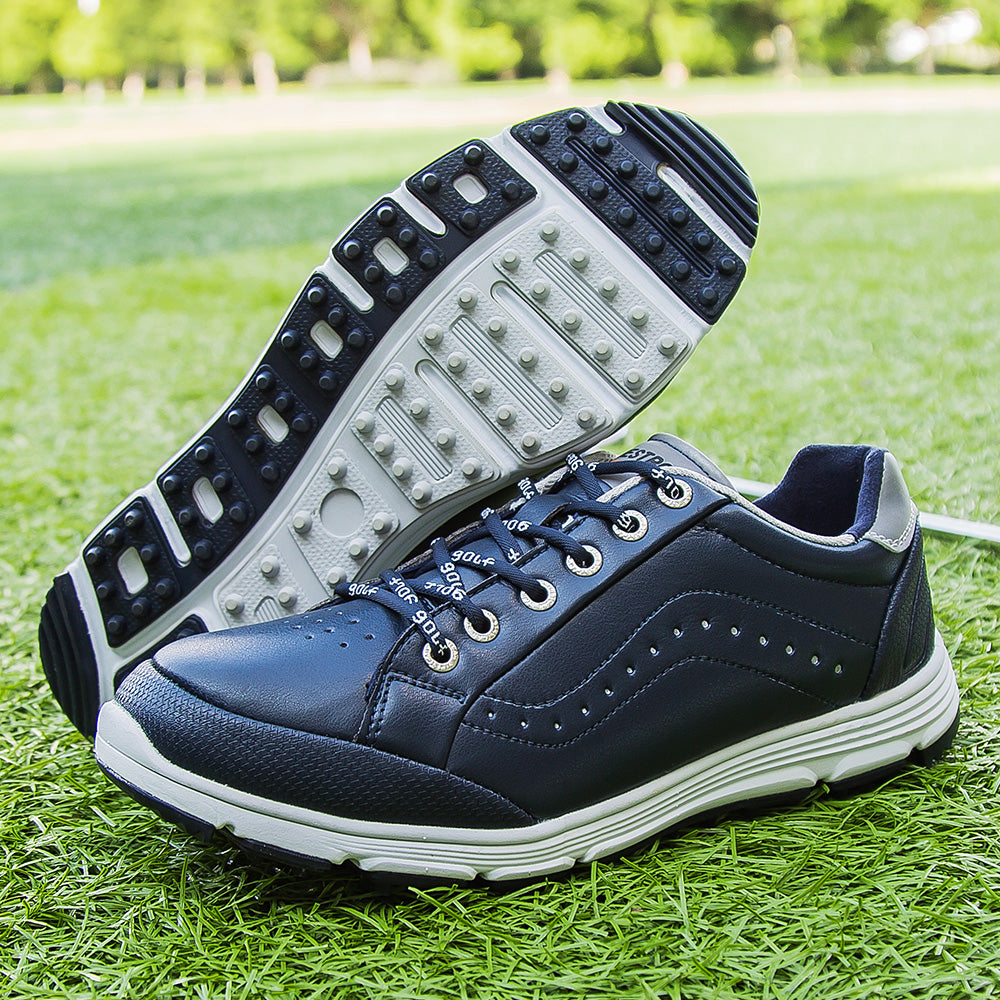 Flex Pro-SpikeLess Golf Shoe-Navy