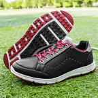 Flex Pro-SpikeLess Golf Shoe-Black/Red