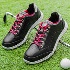 Flex Pro-SpikeLess Golf Shoe-Black/Red