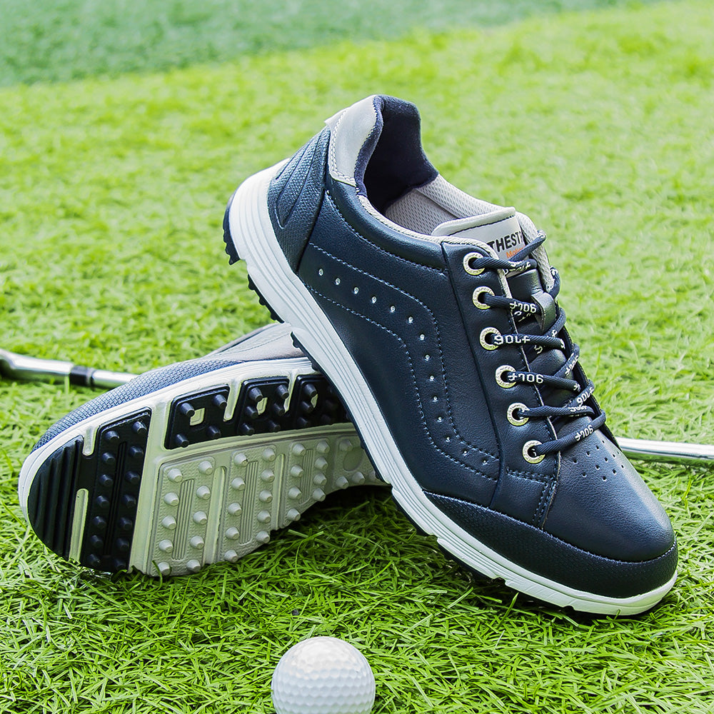 Flex Pro-SpikeLess Golf Shoe-Navy