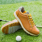 Flex Pro-SpikeLess Golf Shoe-Tan