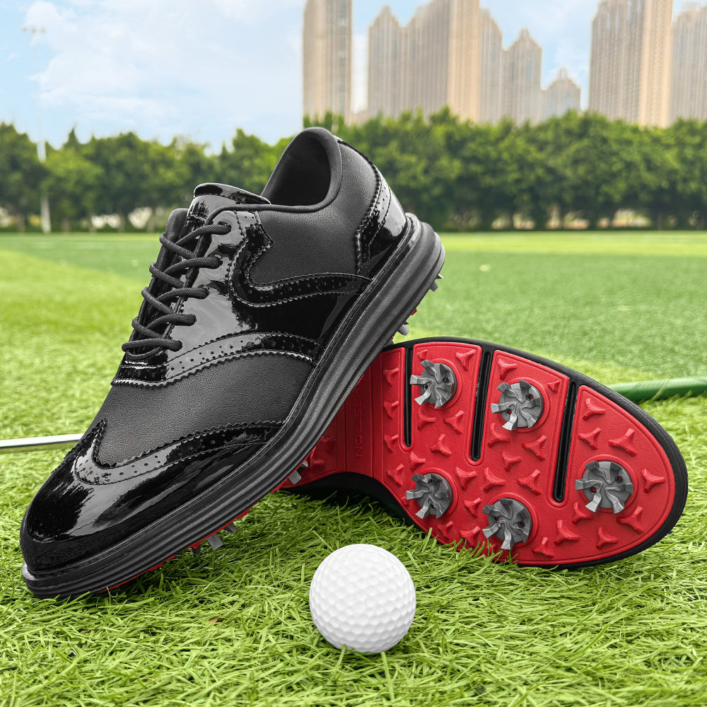 Tour Pro-Spiked Golf Shoe-Black
