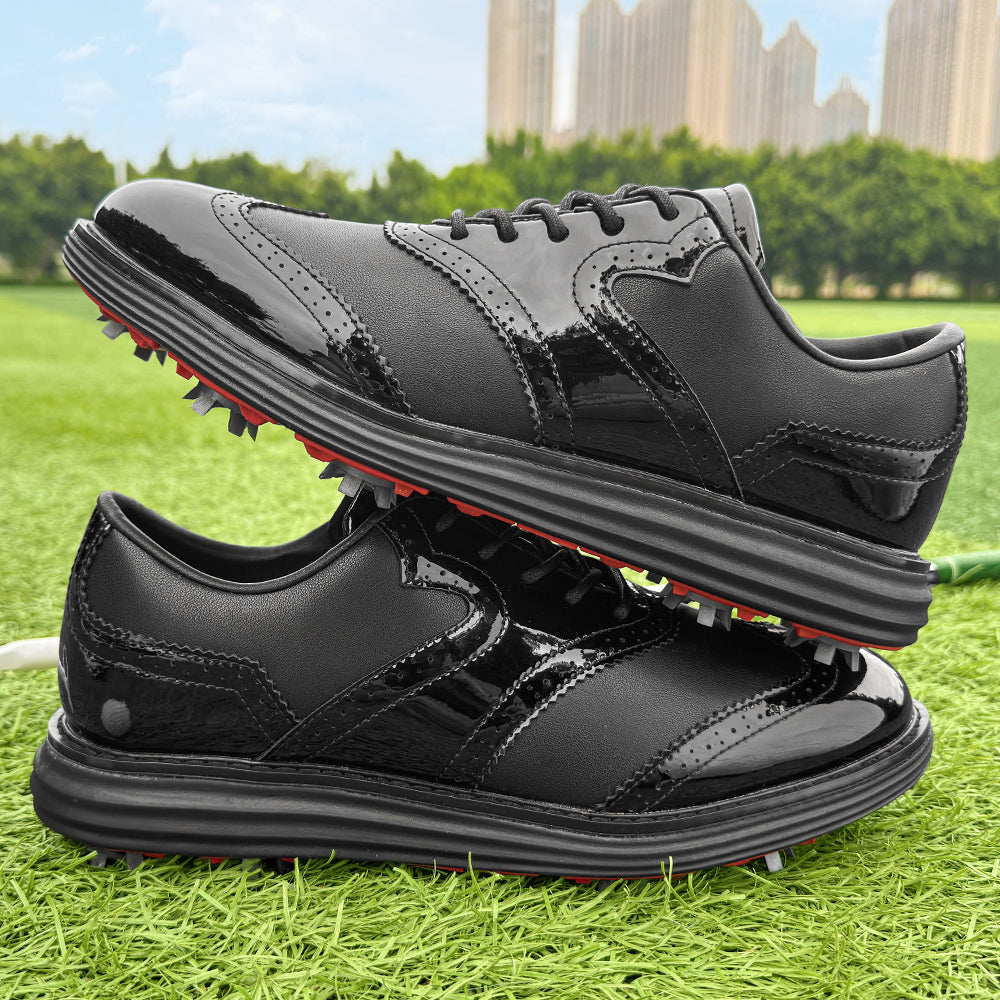 Tour Pro-Spiked Golf Shoe-Black