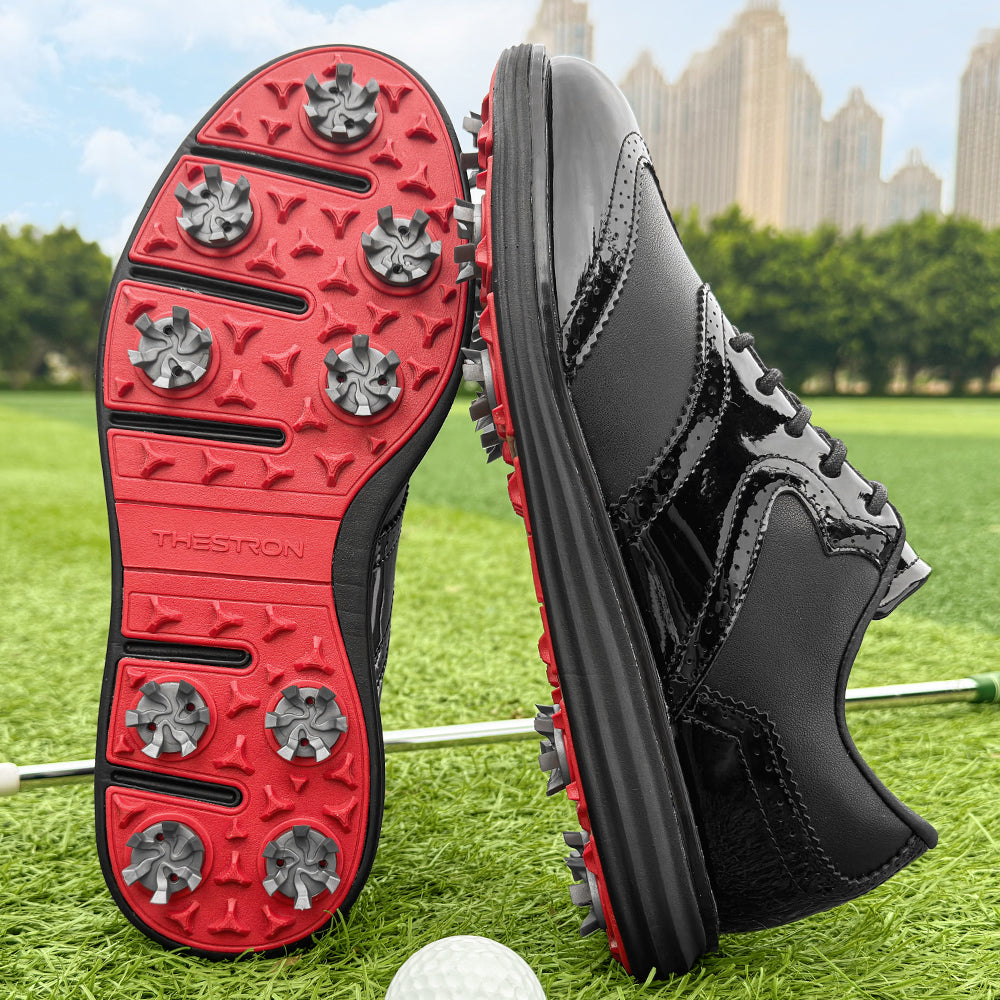 Tour Pro-Spiked Golf Shoe-Black